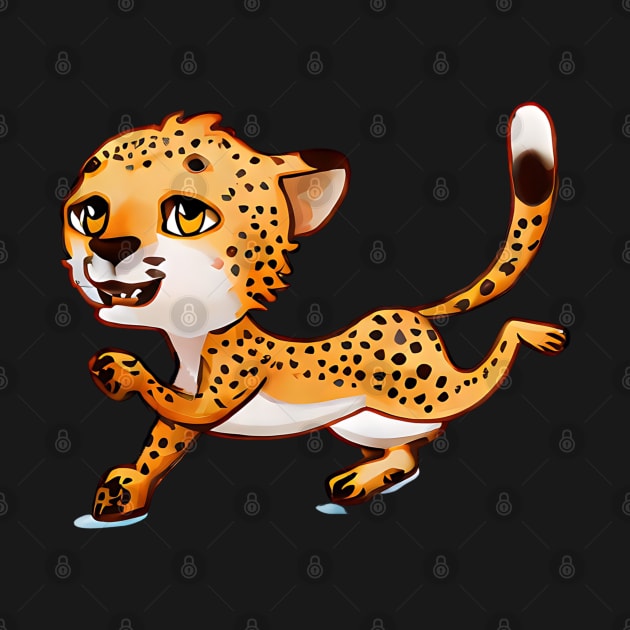 Cheetah runs by FromBerlinGift
