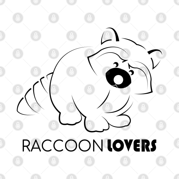 Raccoon Lovers - 01 by SanTees