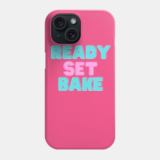 Ready, Set, Bake! Phone Case by MidMod