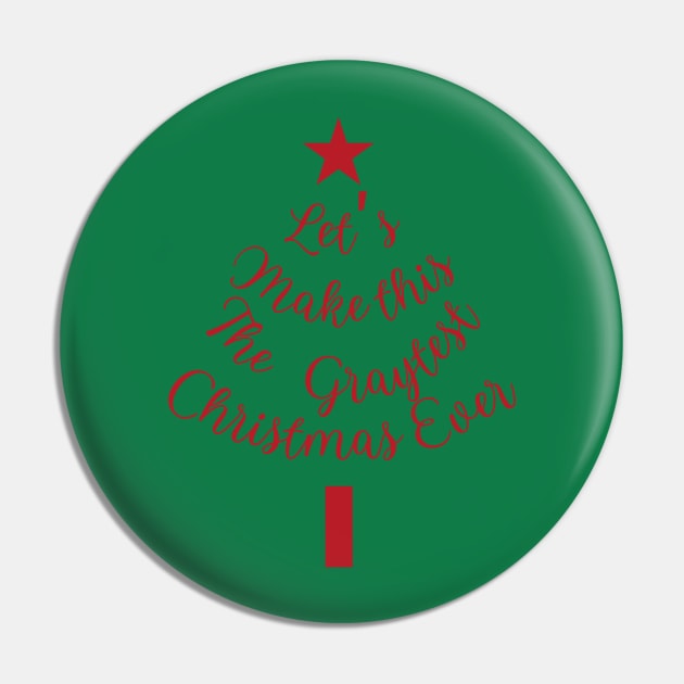 Customized Christmas Pin by Lacrosse & Motivational T-Shirts 