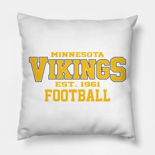 Vintage MST Vikings Football Pillow