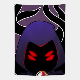 trigon raven Tapestry