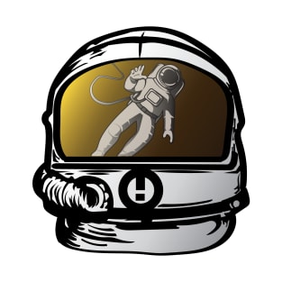 Astronaut Head T-Shirt