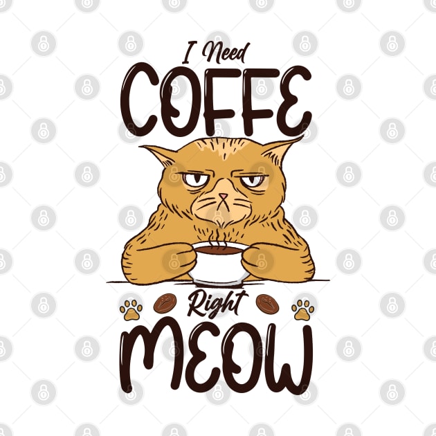 I need coffee right meow by Cuteepi