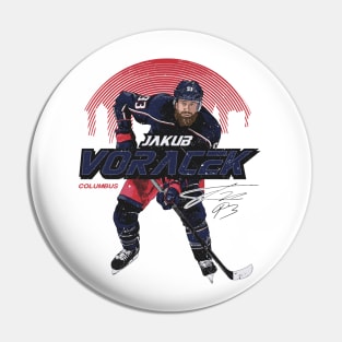 Jakub Voracek Columbus Skyline Pin