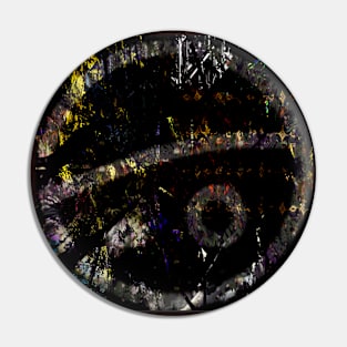 ElectroHeavie Logo Song Art f5 Pin