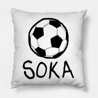 I love soccer Pillow