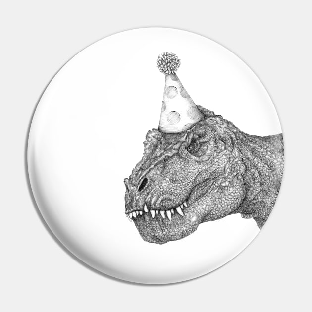 Party Dinosaur Pin by ECMazur