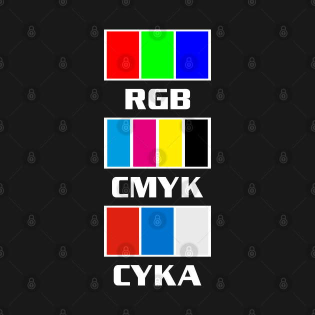 RGB CMYK CYKA BLYAT сука блять memes With Russian flag bloc gift mechs ...