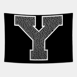 Y White Tapestry