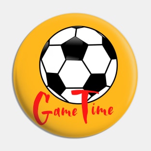 Time Game - Football Pin