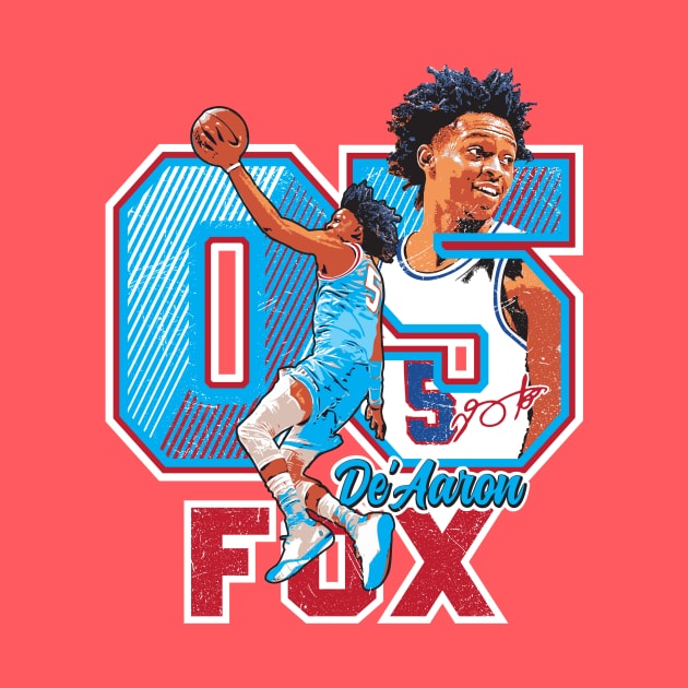 De"Aaron Fox Tee T-shirt by goderslim