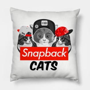 Snapback Cats Pillow