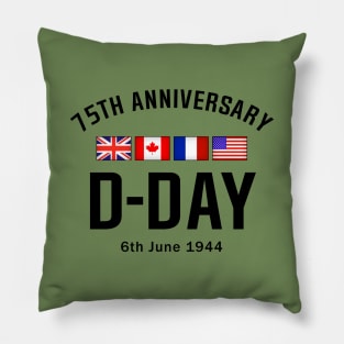 D-Day 75 Year Anniversary Pillow