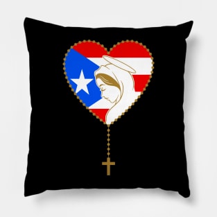 Our lady of Providence nuestra señora de la divina providencia patrona de puesto rico Pillow