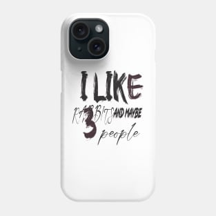 like rabbits and maybe 3 people Phone Case