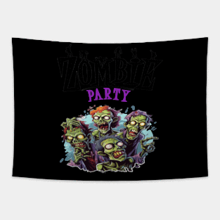 Zombies Party Tapestry