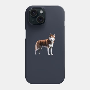 Siberian Husky Red Husky Wolf Dog Phone Case