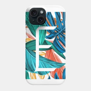 Tropical Alphabet “E” Phone Case