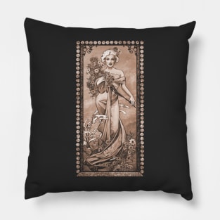 MM mucha sepia Pillow