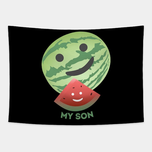 Watermelon Funny Tapestry by Magic Spread