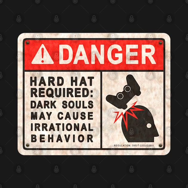 Dark Souls Hard Hat Sign by kovachconcepts