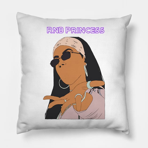 RnB Princess Aaliyah Pillow by ToughCookie98