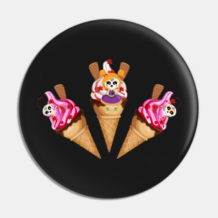 sugar skull ice cream trick of treat funny food Pin