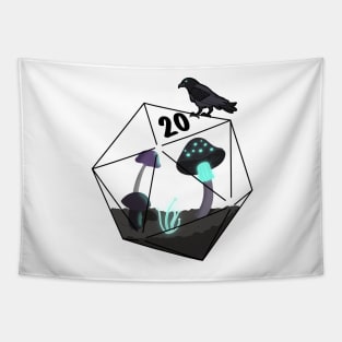 Mushrooms & Raven d20 Tapestry