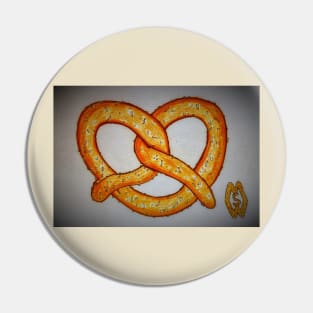 Salty Pretzel Pin