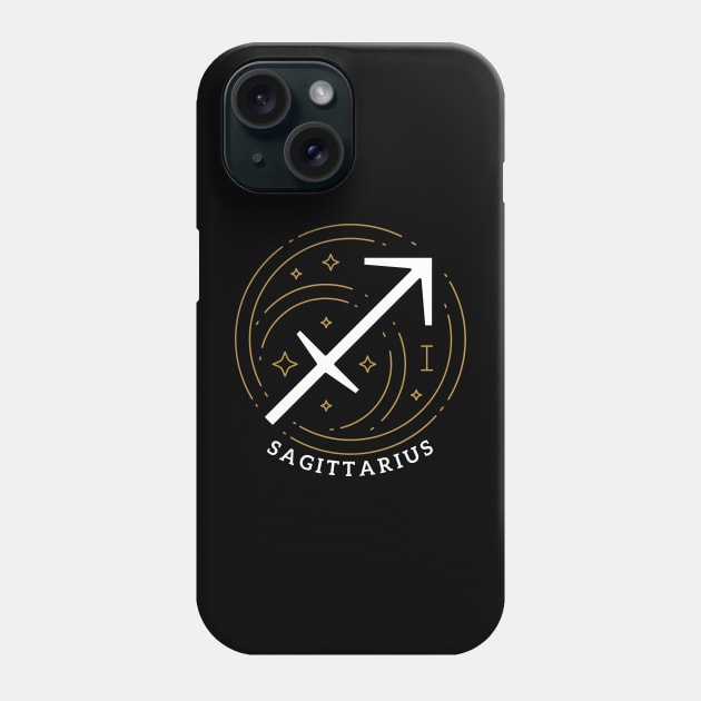 Sagittarius Zodiac Star Sign Birthday Gift T-Shirt Phone Case by JaeSlaysDragons