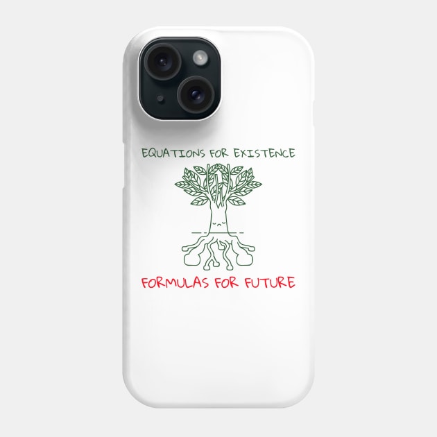 EQUATIONS FOR EXISTENCE FORMULAS FUTURE Phone Case by BICAMERAL