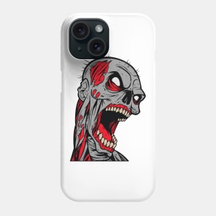 Screaming Skull Phone Case