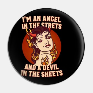 Devil in the Sheets Pin