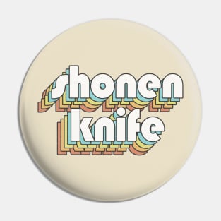 Retro Shonen Knife Pin