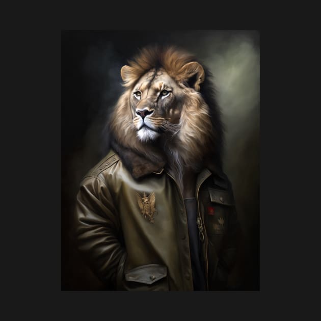 Royal Portrait of a Lion by pxdg