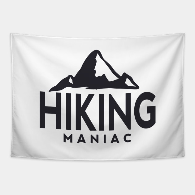 Hiking Maniac Tapestry by NoMans