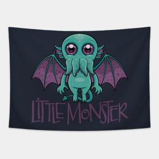 Cute Baby Cthulhu Little Monster Tapestry