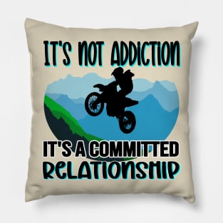 BIKER STUFF FUNNY QUOTE Pillow