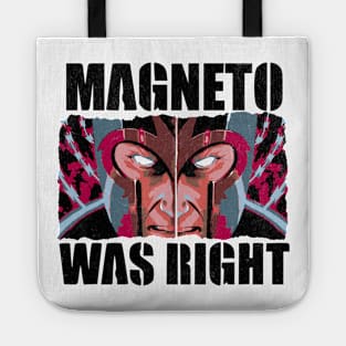 Magneto was Right Vintage Tote
