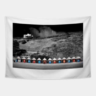 Bournemouth Beach Huts Dorset England Tapestry