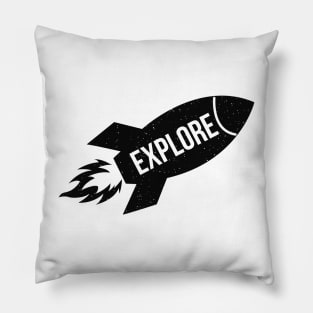 space galaxy rocket Pillow