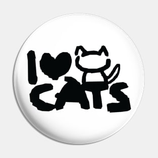 I love cats Pin