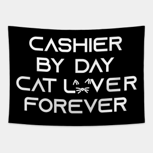 cashier cat lover Tapestry