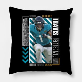 Travis Etienne Paper Poster Version 10 Pillow