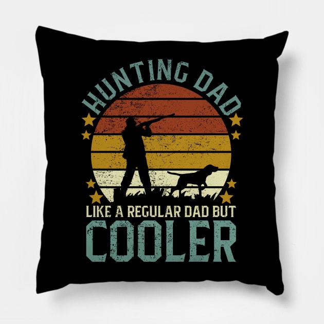 Shotgun Hunting Dad Pillow by banayan