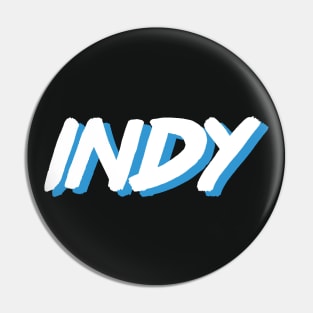 INDY - Indiana City Jersey Basketball Pin
