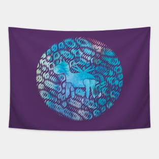 Blue pegas Tapestry