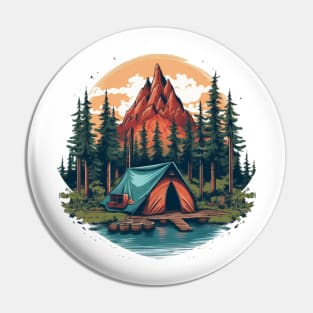 Camping Scene #7 Pin