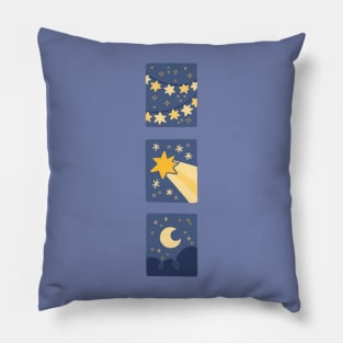 Stars and Moon Pillow